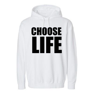 Choose Life Garment-Dyed Fleece Hoodie