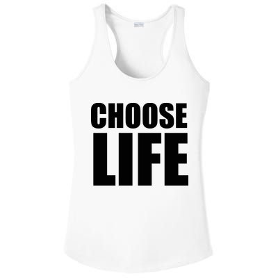 Choose Life Ladies PosiCharge Competitor Racerback Tank