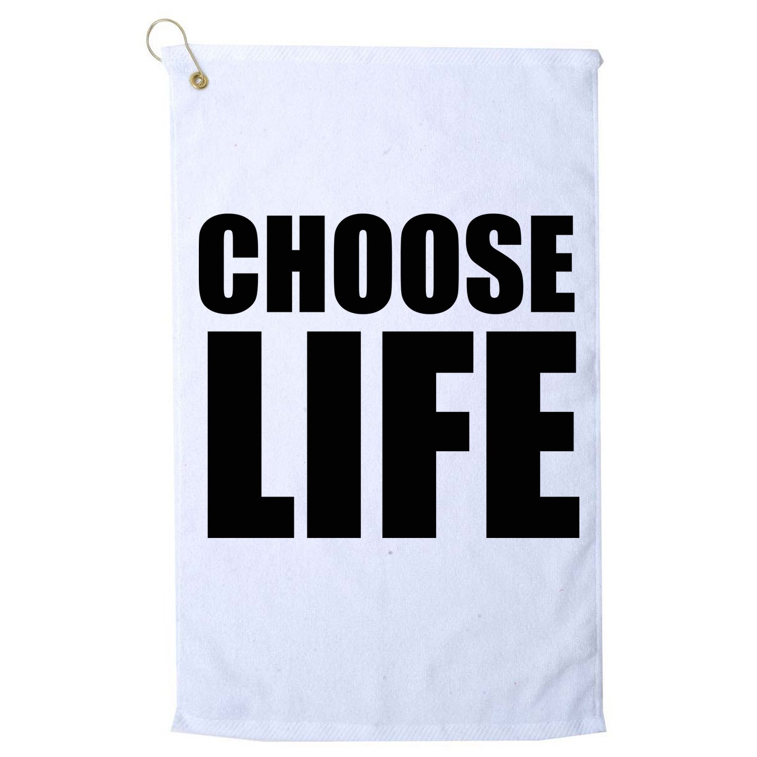 Choose Life Golf Towel