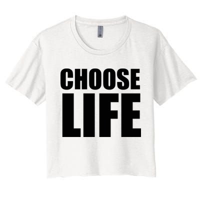 Choose Life Crop Top