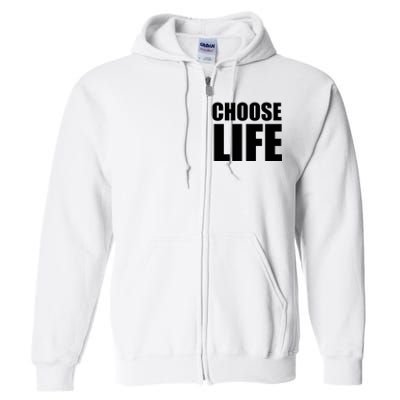 Choose Life Full Zip Hoodie