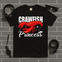 Cute Lobster Crayfish Lover Ladies Crawfish Princess T-Shirt