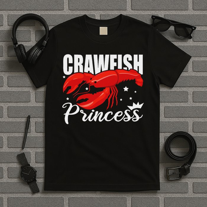 Cute Lobster Crayfish Lover Ladies Crawfish Princess T-Shirt