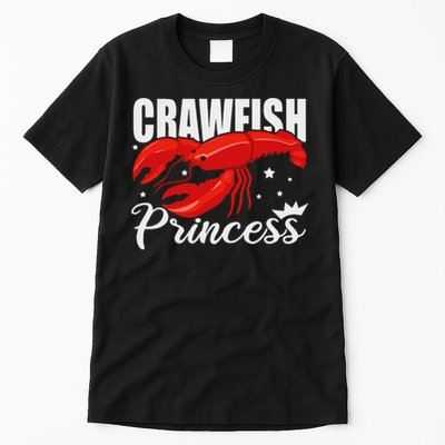 Cute Lobster Crayfish Lover Ladies Crawfish Princess Tall T-Shirt