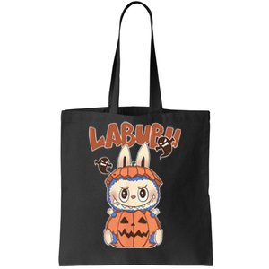 Cute Labubu Classic Pose Funny Labubu Birthday Tote Bag