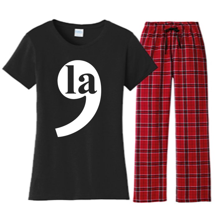 Comma La Women's Flannel Pajama Set