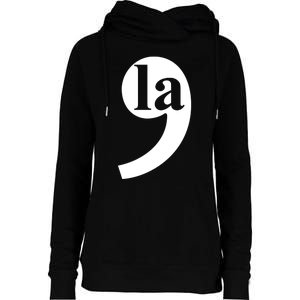 Comma La Womens Funnel Neck Pullover Hood