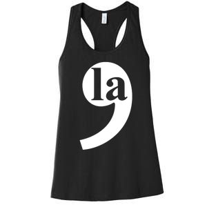 Comma La Women's Racerback Tank