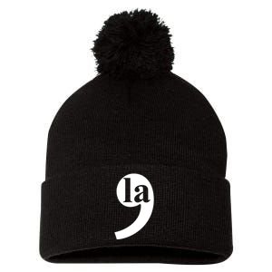 Comma La Pom Pom 12in Knit Beanie