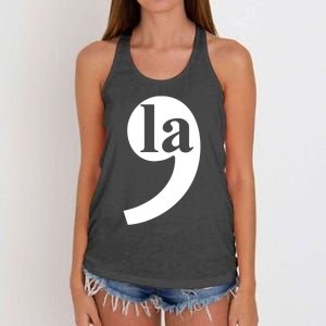 Comma La Women's Knotted Racerback Tank