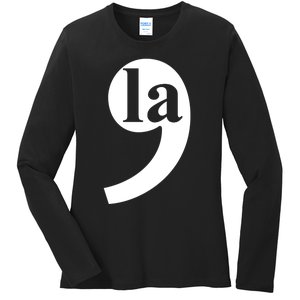 Comma La Ladies Long Sleeve Shirt