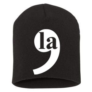 Comma La Short Acrylic Beanie