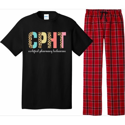 CPHT Leopard Certified Pharmacy Technician Pajama Set