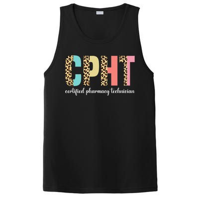 CPHT Leopard Certified Pharmacy Technician PosiCharge Competitor Tank