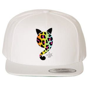 Comma La Cat Kamala Harris President 2024 Coma La Pin.K Wool Snapback Cap