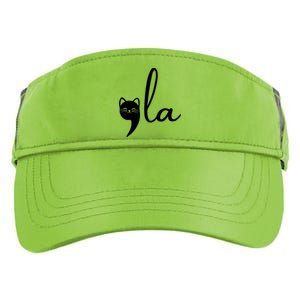 Comma La Cat Lady Kamala Harris Adult Drive Performance Visor