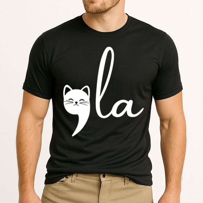 Comma La Cat Lady Kamala Harris Cooling Performance Crew T-Shirt