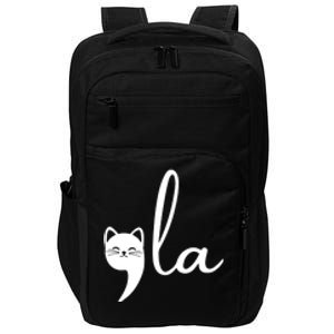 Comma La Cat Lady Kamala Harris Impact Tech Backpack