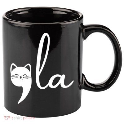 Comma La Cat Lady Kamala Harris 11oz C Handle Ceramic Mug