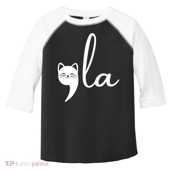 Comma La Cat Lady Kamala Harris Toddler Fine Jersey T-Shirt