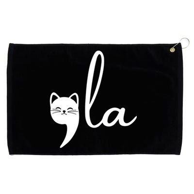 Comma La Cat Lady Kamala Harris Grommeted Golf Towel