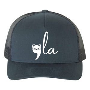 Comma La Cat Lady Kamala Harris Yupoong Adult 5-Panel Trucker Hat