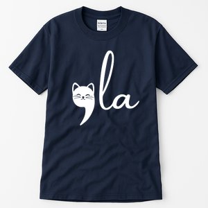 Comma La Cat Lady Kamala Harris Tall T-Shirt