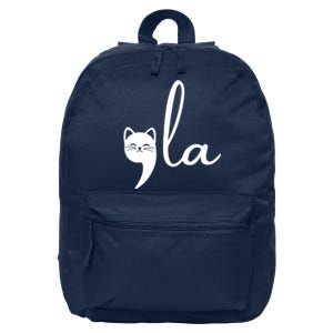 Comma La Cat Lady Kamala Harris 16 in Basic Backpack