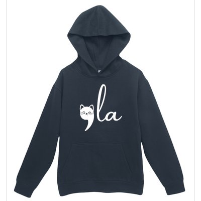 Comma La Cat Lady Kamala Harris Urban Pullover Hoodie