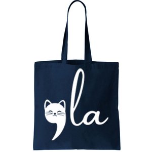 Comma La Cat Lady Kamala Harris Tote Bag