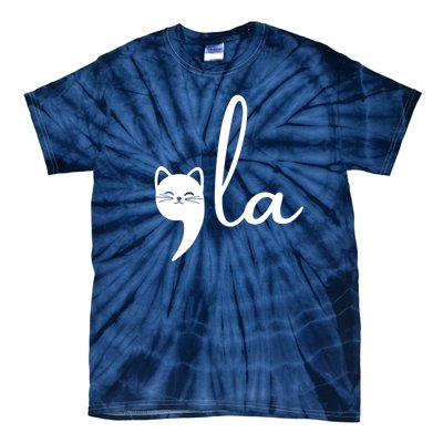 Comma La Cat Lady Kamala Harris Tie-Dye T-Shirt