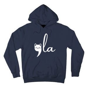 Comma La Cat Lady Kamala Harris Tall Hoodie