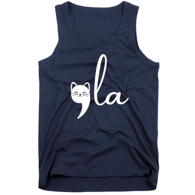 Comma La Cat Lady Kamala Harris Tank Top