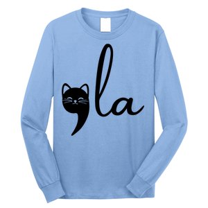 Comma La Cat Lady Kamala Harris Long Sleeve Shirt