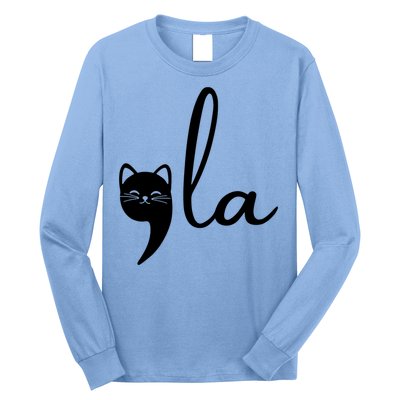 Comma La Cat Lady Kamala Harris Long Sleeve Shirt
