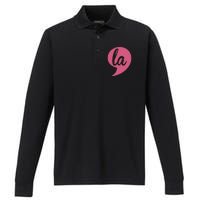 Comma La Performance Long Sleeve Polo