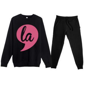 Comma La Premium Crewneck Sweatsuit Set