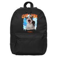 Cat Lady 16 in Basic Backpack