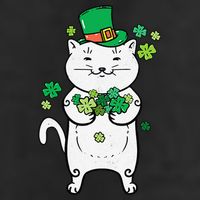 Cat Leprechaun Cat Lover Shamrock St Patrick's Day Cool Comfort Performance Bucket Hat