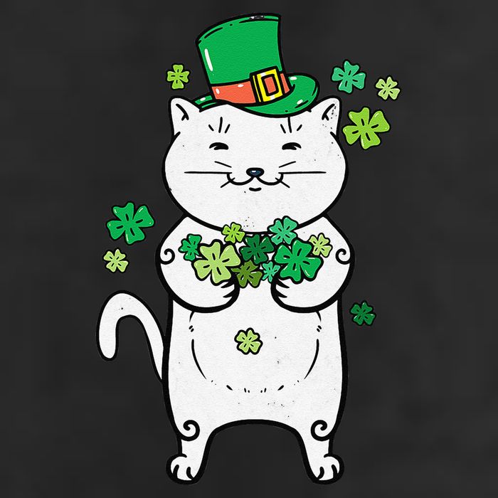 Cat Leprechaun Cat Lover Shamrock St Patrick's Day Cool Comfort Performance Bucket Hat