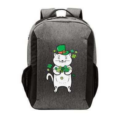 Cat Leprechaun Cat Lover Shamrock St Patrick's Day Vector Backpack