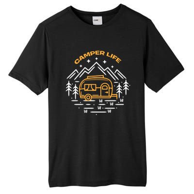 Camper Life Camper Van Gift Tall Fusion ChromaSoft Performance T-Shirt