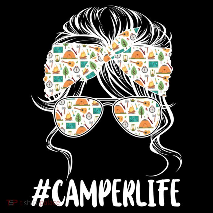 Camper Life Camping Lover Gift Flatbill Hat