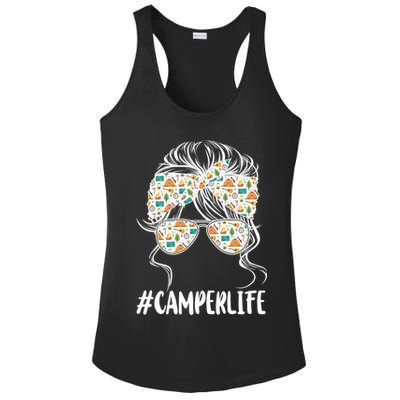 Camper Life Camping Lover Gift Ladies PosiCharge Competitor Racerback Tank