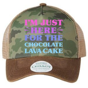 Chocolate Lava Cake I Love Chocolate Lava Cake Funny Dessert Legacy Tie Dye Trucker Hat