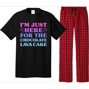 Chocolate Lava Cake I Love Chocolate Lava Cake Funny Dessert Pajama Set