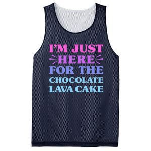 Chocolate Lava Cake I Love Chocolate Lava Cake Funny Dessert Mesh Reversible Basketball Jersey Tank