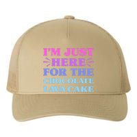 Chocolate Lava Cake I Love Chocolate Lava Cake Funny Dessert Yupoong Adult 5-Panel Trucker Hat