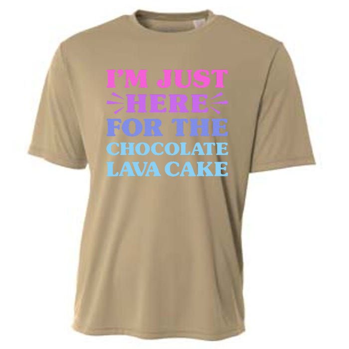 Chocolate Lava Cake I Love Chocolate Lava Cake Funny Dessert Cooling Performance Crew T-Shirt