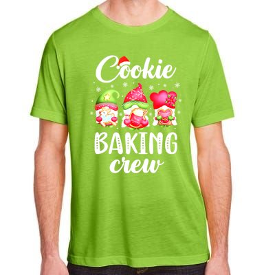 Cooking Lover Christmas Gnomes Cookie Baking Crew Pajamas Gift Adult ChromaSoft Performance T-Shirt